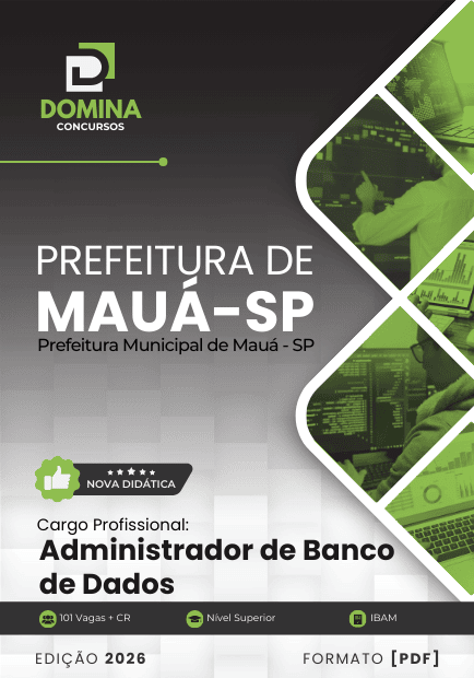 Apostila Administrador de Banco de Dados Mauá SP 2026 1 Apostila Administrador de Banco de Dados Mauá SP 2026