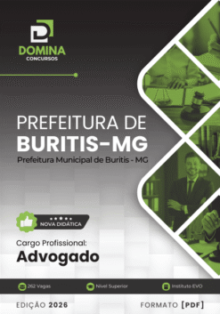 Apostila Advogado Buritis MG 2026