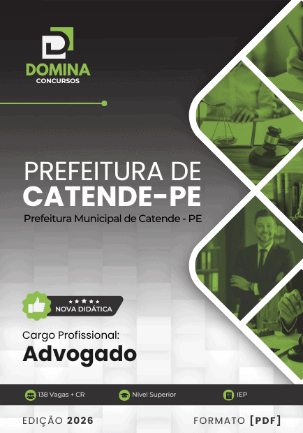Apostila Advogado Catende PE 2026 1 Apostila Advogado Catende PE 2026