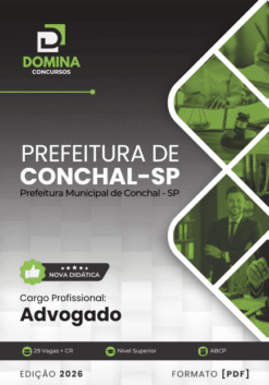 Apostila Advogado Conchal SP 2026