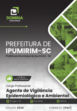 Apostila Agencia de Vigilância Epidemiológica e Ambiental Ipumirim SC 2026