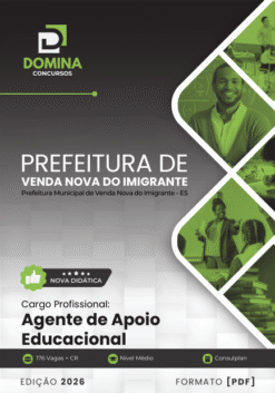 Apostila Agente de Apoio Educacional Venda Nova do Imigrante ES 2026