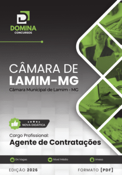 Apostila Agente de Contratações Câmara Lamim MG 2026