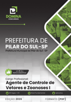 Apostila Agente de Controle de Vetores Pilar do Sul SP 2026