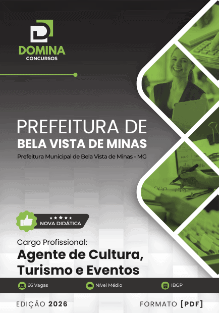 Apostila Agente de Cultura Bela Vista de Minas MG 2026 2 Apostila Agente de Cultura Bela Vista de Minas MG 2026