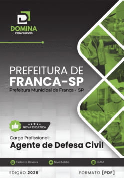 Apostila Agente de Defesa Civil Franca SP 2026