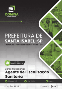 Apostila Agente de Fiscalização Sanitária Santa Isabel SP 2026