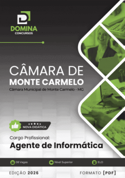Apostila Agente de Informática Câmara Monte Carmelo MG 2026