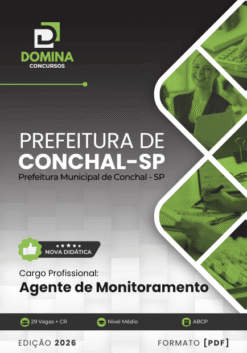 Apostila Agente de Monitoramento Conchal SP 2026