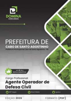 Apostila Agente de Operador de Defesa Civil Cabo de Santo Agostinho PE 2026