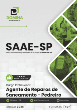 Apostila Agente de Reparos de Saneamento SAAE Indaiatuba SP 2026