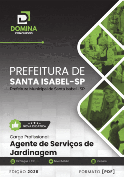Apostila Agente de Serviços de Jardinagem Santa Isabel SP 2026