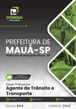 Apostila Agente de Trânsito e Transporte Mauá SP 2026