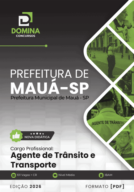 Apostila Agente de Trânsito e Transporte Mauá SP 2026 1 Apostila Agente de Trânsito e Transporte Mauá SP 2026