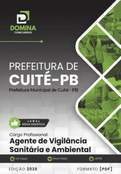 Apostila Agente de Vigilância Sanitária Cuité PB 2026