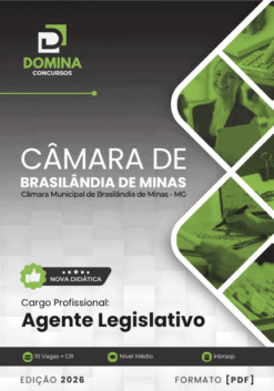 Apostila Agente Legislativo Câmara Brasilândia de Minas PR 2026