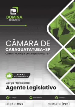 Apostila Agente Legislativo Câmara Caraguatatuba SP 2026