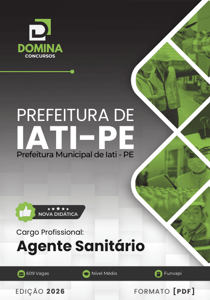 Apostila Agente Sanitário Iati PE 2026 2 Apostila Agente Sanitário Iati PE 2026