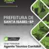 Apostila Agente Técnico Contábil Santa Isabel SP 2026