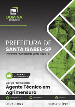 Apostila Agente Técnico em Agrimensura Santa Isabel SP 2026