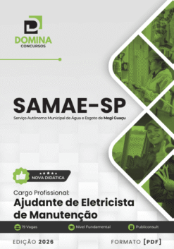 Apostila Ajudante de Eletricista de Manutenção Samae Mogi Guaçu SP 2026