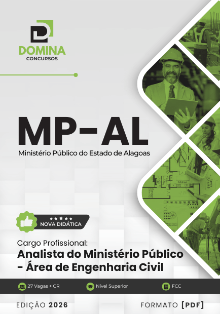 Apostila Analista de Engenharia Civil MP AL 2026 1 Apostila Analista de Engenharia Civil MP AL 2026