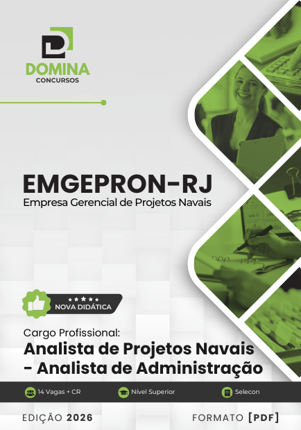 Apostila Analista de Projetos Navais Analista de Administração EMGEPRON RJ 2026 1 Apostila Analista de Projetos Navais Analista de Administração EMGEPRON RJ 2026