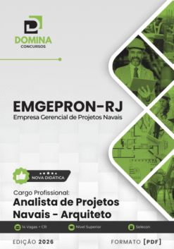 Apostila Analista de Projetos Navais Arquiteto EMGEPRON RJ 2026