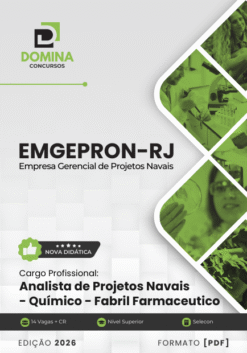 Apostila Analista de Projetos Navais Químico Fabril EMGEPRON RJ 2026