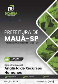 Apostila Analista de Recursos Humanos Mauá SP 2026