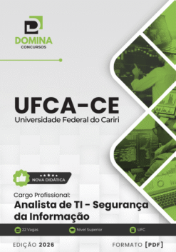 Apostila Analista de TI Segurança da Informação UFCA CE 2026
