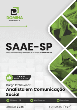 Apostila Analista em Comunicação Social SAAE Indaiatuba SP 2026