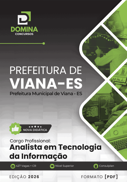 Apostila Analista em Tecnologia da Informação Viana ES 2026 1 Apostila Analista em Tecnologia da Informação Viana ES 2026