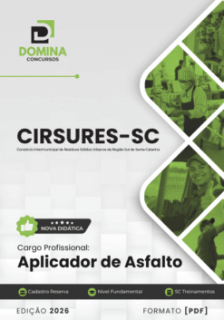 Apostila Aplicador de Asfalto CIRSURES SC 2026