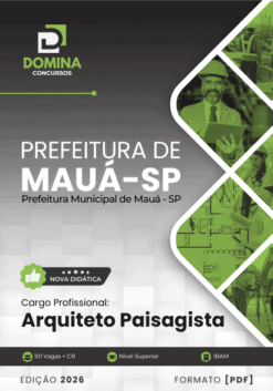 Apostila Arquiteto Paisagista Mauá SP 2026