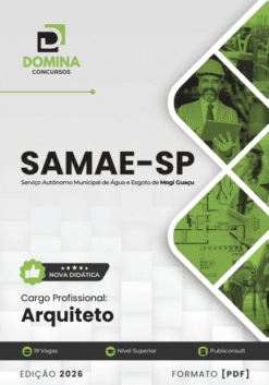 Apostila Arquiteto Samae Mogi Guaçu SP 2026