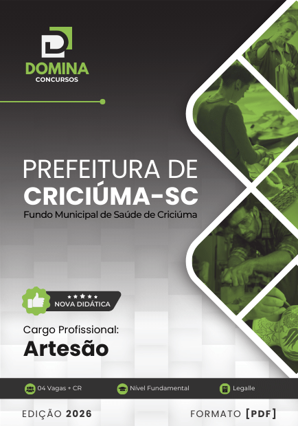 Apostila Artesão Criciúma SC 2026 1 Apostila Artesão Criciúma SC 2026