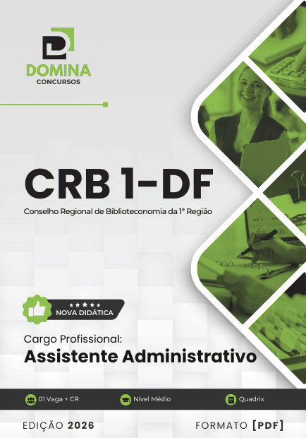 Apostila Assistente Administrativo CRB DF 2026 1 Apostila Assistente Administrativo CRB DF 2026