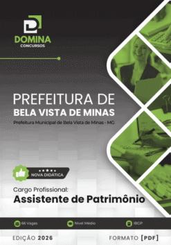 Apostila Assistente de Patrimônio Bela Vista de Minas MG 2026