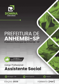 Apostila Assistente Social Anhembi SP 2026