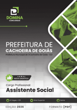 Apostila Assistente Social Cachoeira de Goiás GO 2026
