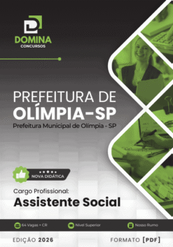 Apostila Assistente Social Olímpia SP 2026