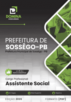 Apostila Assistente Social Sossêgo PB 2026