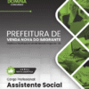 Apostila Assistente Social Venda Nova do Imigrante ES 2026