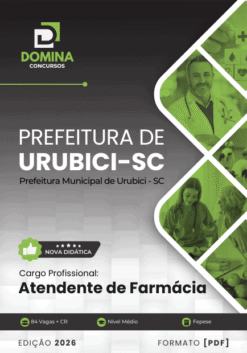 Apostila Atendente de Farmácia Urubici SC 2026