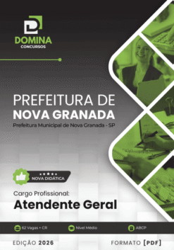 Apostila Atendente Geral Nova Granada SP 2026