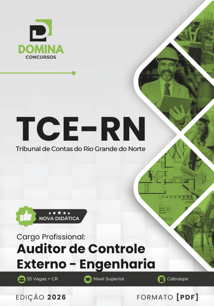 Apostila Auditor de Controle Externo Engenharia TCE RN 2026 1 Apostila Auditor de Controle Externo Engenharia TCE RN 2026