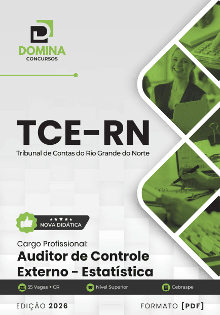 Apostila Auditor de Controle Externo Estatística TCE RN 2026 1 Apostila Auditor de Controle Externo Estatística TCE RN 2026