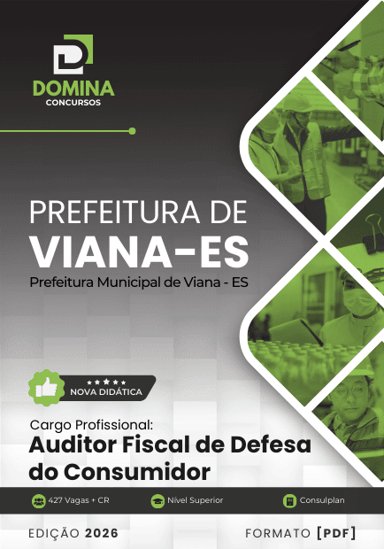 Apostila Auditor Fiscal de Defesa do Consumidor Viana ES 2026 1 Apostila Auditor Fiscal de Defesa do Consumidor Viana ES 2026