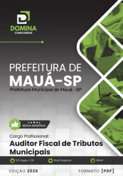Apostila Auditor Fiscal de Tributos Municipais Mauá SP 2026